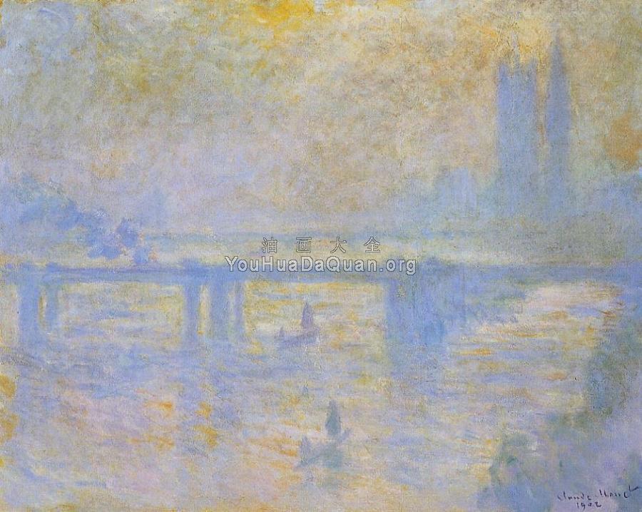 Charing Cross Bridge - 克劳德·莫奈